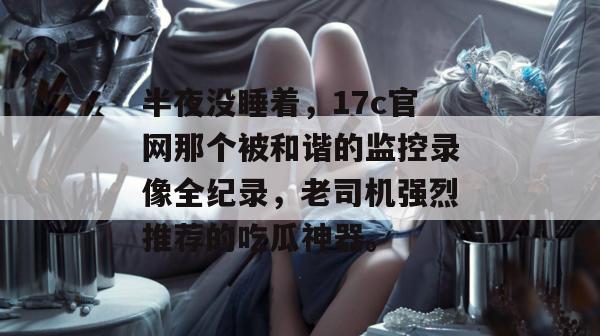 半夜没睡着，17c官网那个被和谐的监控录像全纪录，老司机强烈推荐的吃瓜神器。  第1张